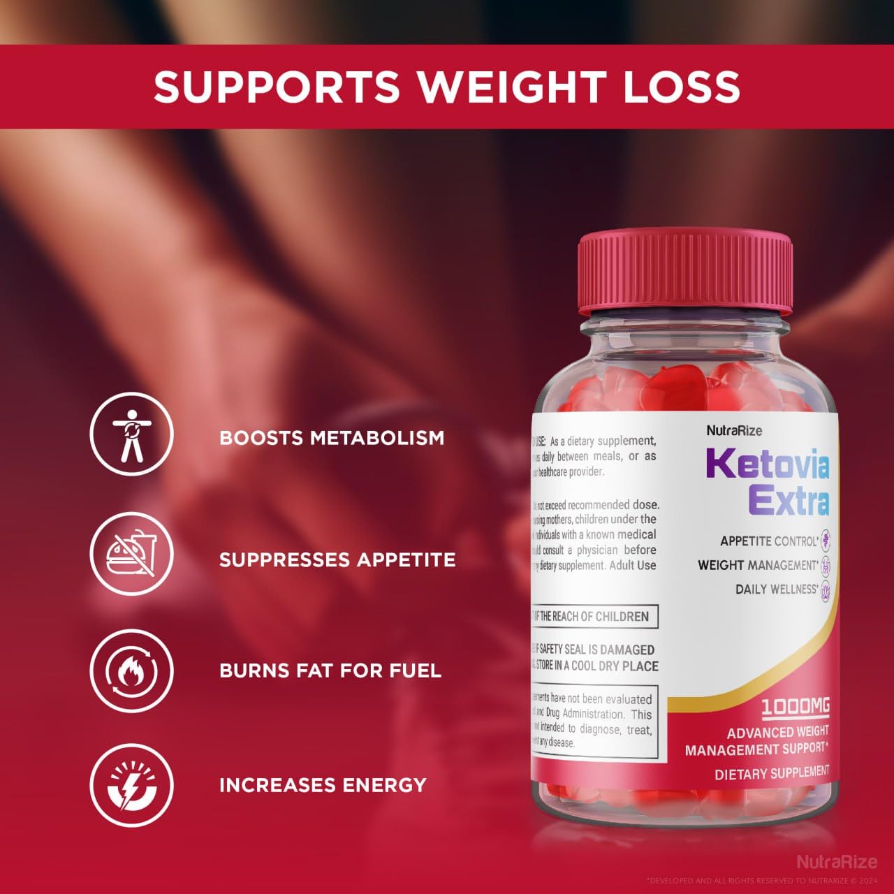 (2 Pack) Ketovia Extra Gummies - Ketovia Extra ACV Gummies, Ketovia ACV Gummies Advanced Weight Loss, Maximum Strength Supplement, Ketovia Keto + ACV Gummy, Keto Via Extra Reviews (120 Gummies)