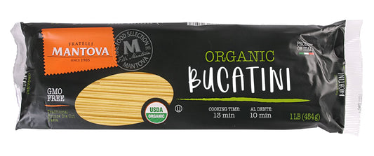 Bucatini Organic Italian Pasta Pack of 6 1 lb