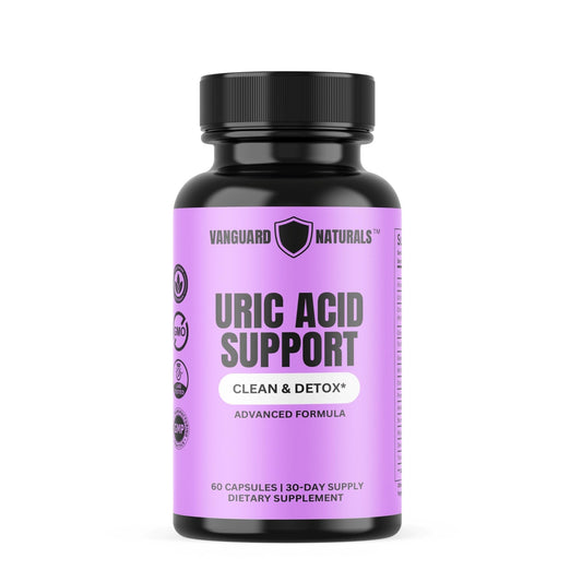 Uric Acid Support Advanced Formula- Clean and Detox - with Tart Cherry, Celery, Bromelain, Tumeric - Balances Uric Acid Levels and Support Joint Health - Non GMO - 60 Veggie Capsules