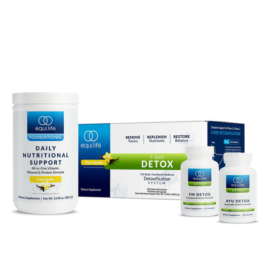 Equilife - Dr. Cabral Detox, 7-Day Detox Cleanse, Full Body Detox for Body Cleanse, May Help Boost Energy and Mood, Support Mental Clarity, Promote Overall Health and Wellness (Vanilla,14 Servings)