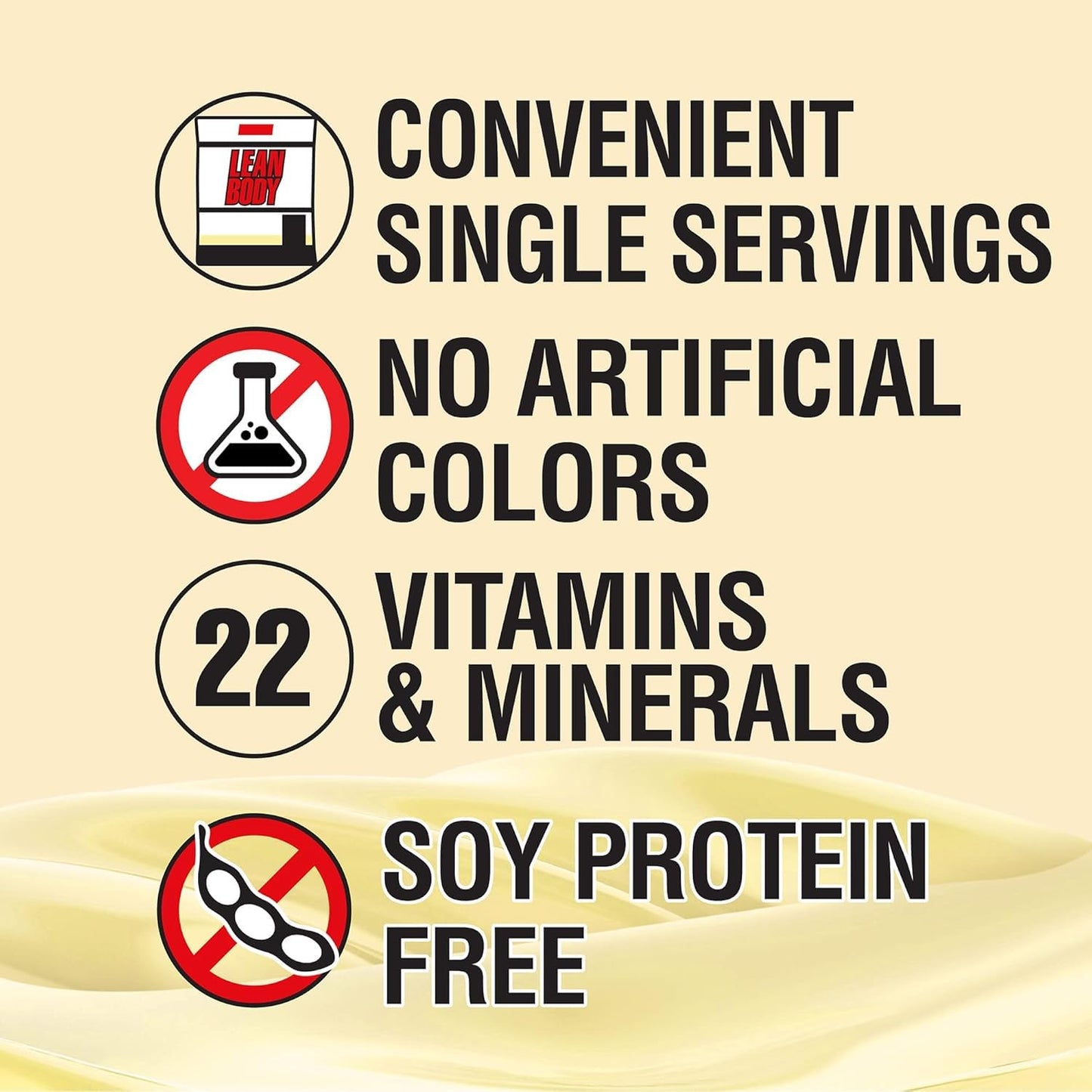 Lean Body Carb Watchers, All-In-One Vanilla Meal Replacement Shake. 40g Protein Whey Blend, 8g Healthy Fats & Fiber, 22 Vitamins and Minerals , No Artificial Colors, Gluten Free,(20 Packets)