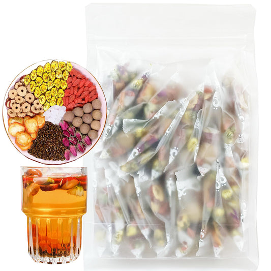 Rose Ba bao Tea 1058 oz 10g30packets Eight Treasure Tea Rose dried longan red dates chrysanthemums goji berries Combination tea