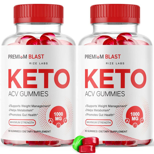 rize labs (Pack of 2 Premium Blast Keto ACV Gummies, Advanced Weight Loss Formula Gummy, Apple Cider Vinegar Pastillas Gomitas Plus Management Maximum Strength (120 Gummies)