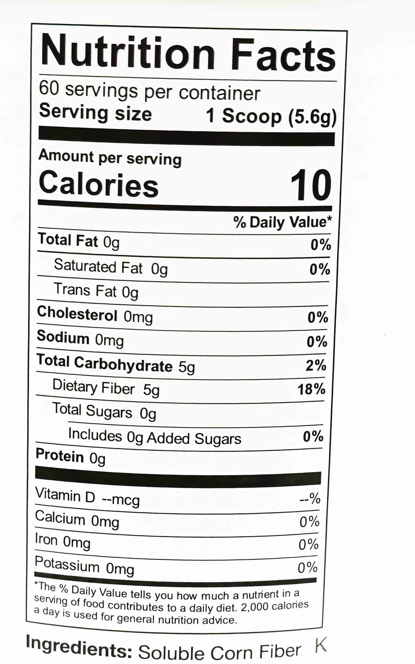 FiberCel Unflavored Fiber Powder 12oz