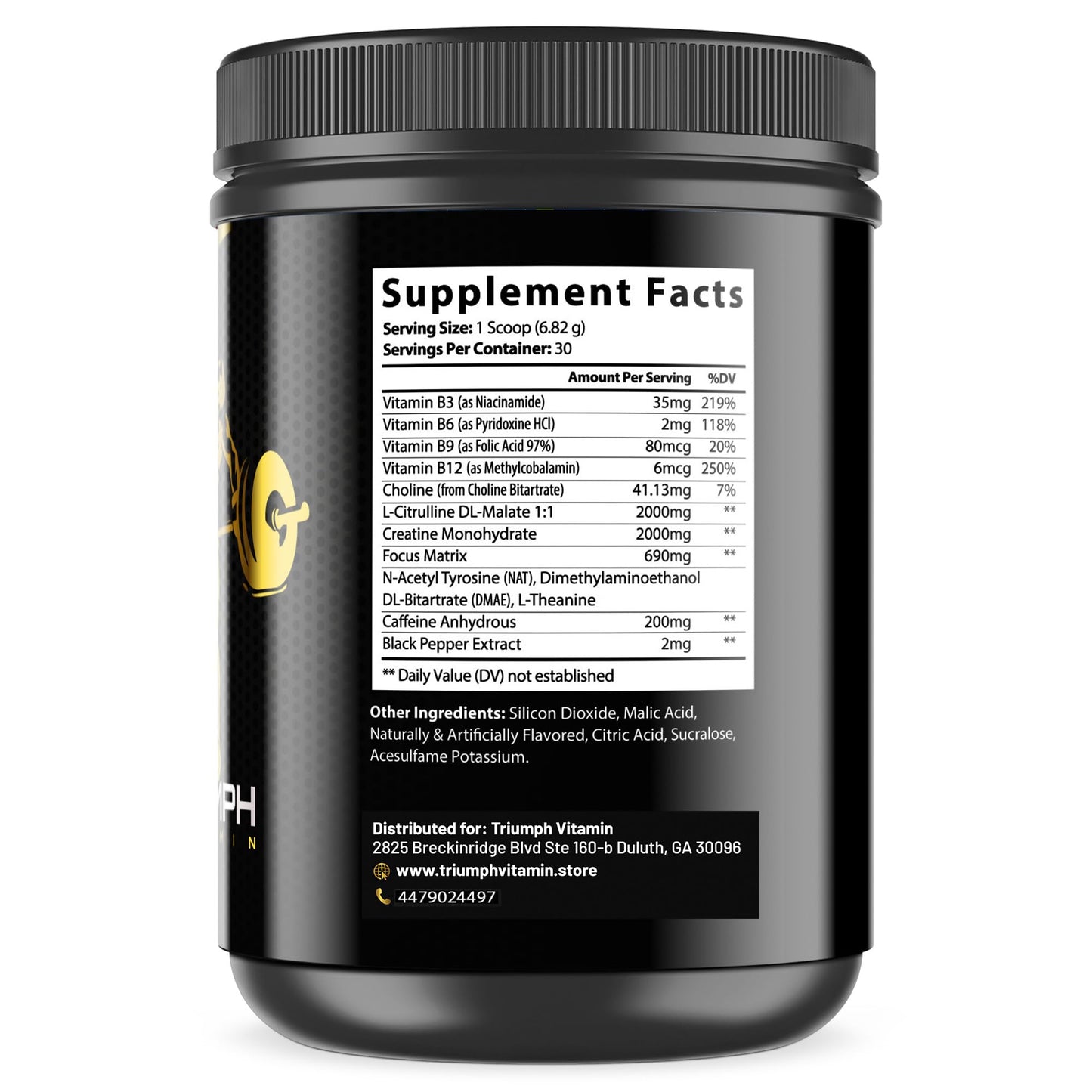 TRIUMPH VITAMIN Pre-Workout (Fruit Punch)