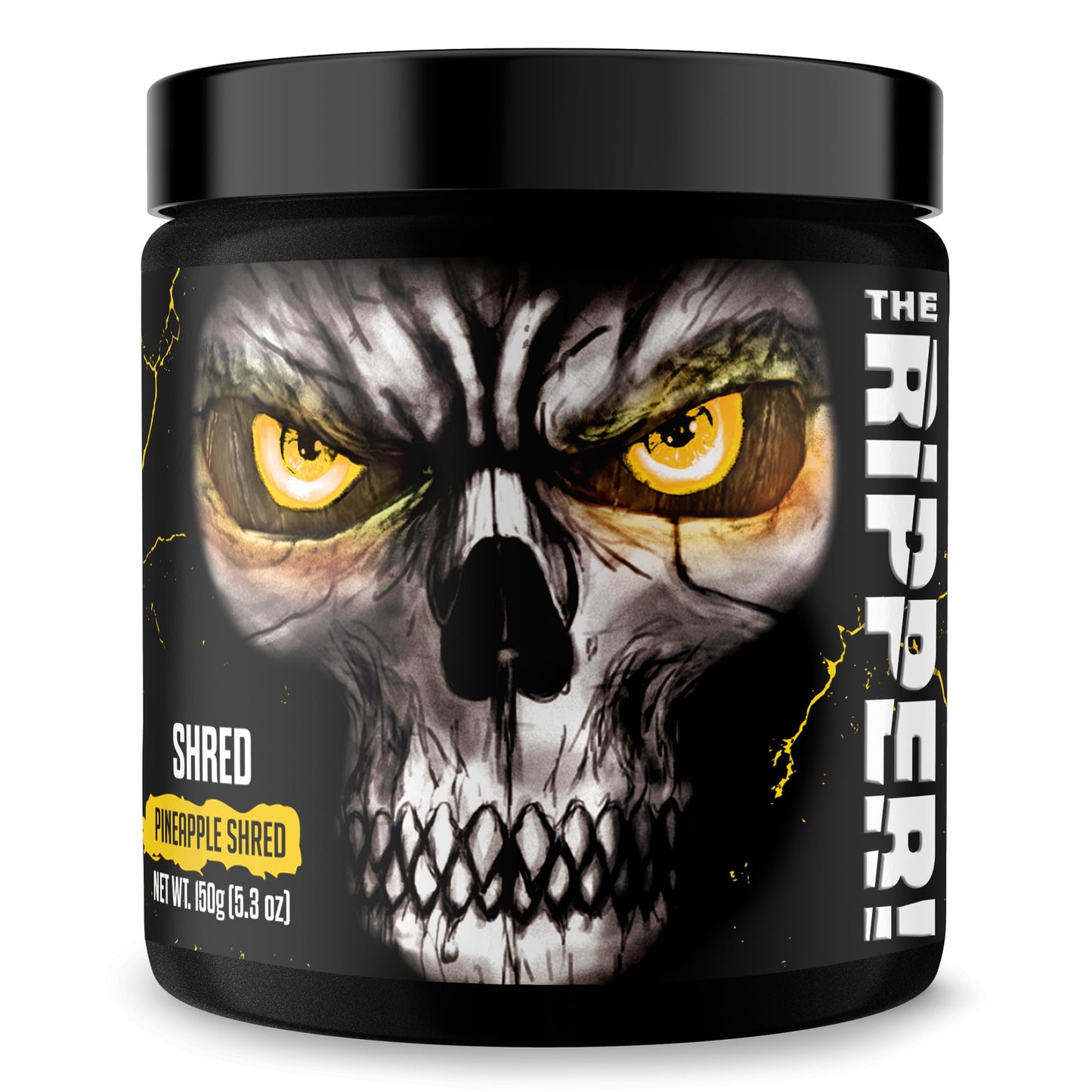 JNX SPORTS The Ripper! Shredding Thermogenic Fat Burner - Pineapple Shred 30 Servings | Advanced Fast Acting Thermogenic Pre-Workout, Appetite Suppressant for Men & Women