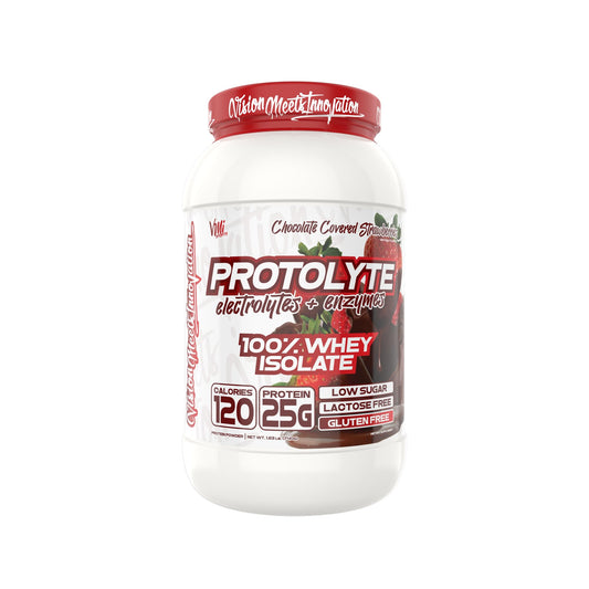 VMI Sports | Protolyte Whey Isolate Protein Powder | Low-Calorie 100% Whey Protein Isolate | Non-GMO Low Sugar Lactose Free and Gluten Free