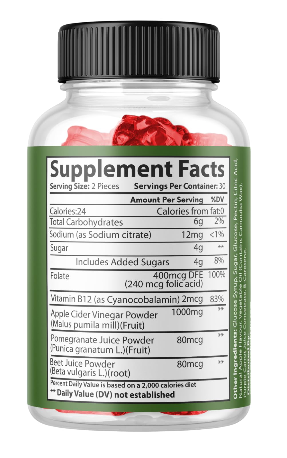 Apple Keto Gummies | Weight Management, Advanced Weight Loss Support | Dietary Supplement 60 Gummies