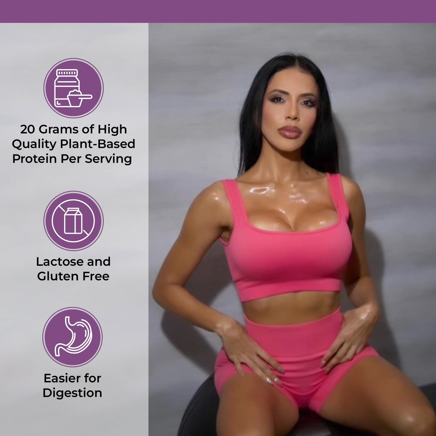 Jazzy Vegan Protein Powder for Women (907 gm) Chocolate Protein Powder, Lactose & Gluten Free Protein Blend, Plant Based, Nutrition for Energy Boost (28 Servings) Sweetened with stevia