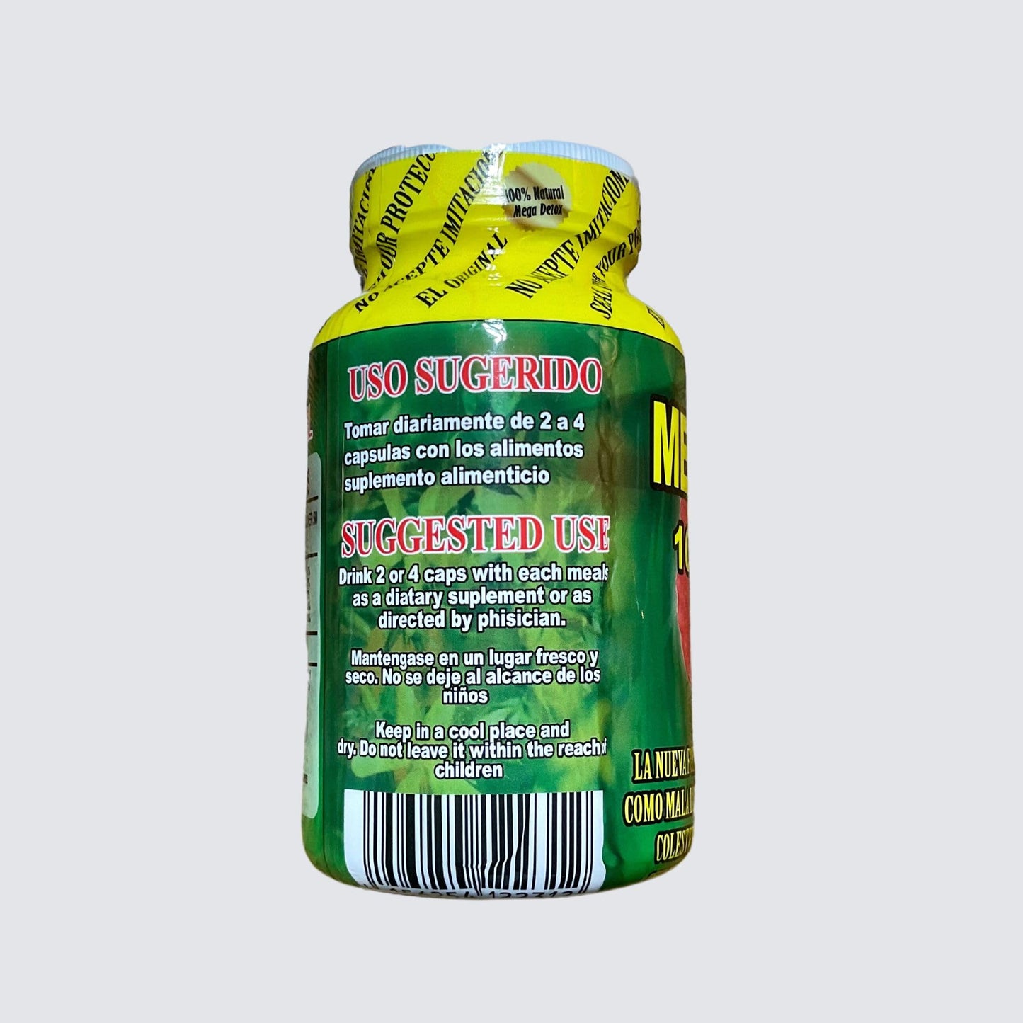 Mega Detox 100% Natural Supplement 100 Capsules