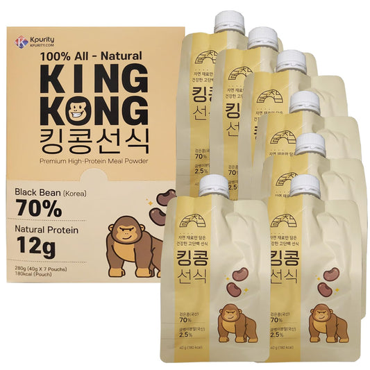 King Kong OntheGo Meal Replacement Protein Powder 40g x 7 Pouches  Korean Healthy Shake Meal
