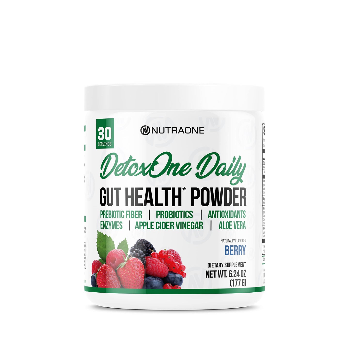 DetoxOne Daily Gut Health Powder for Weight Loss | Daily Detox Cleanse Supports Normal/Health Digestive Function*| Promotes Detoxification*, Boost Energy & Improves Nutrient Absorption*
