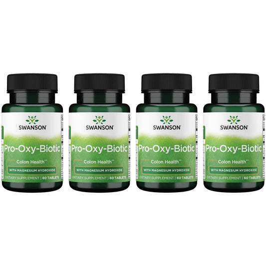 Swanson Pro-Oxy-Biotic 60 Tabs (4 Pack)