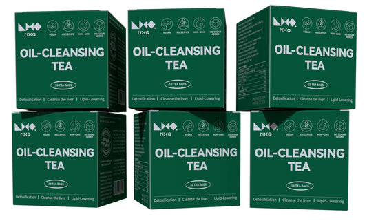 NXQ Oil Cleansing Tea (60 Bags) - Winter Melon, Lotus Leaf, Cassia Seed,Poria, Green Tea & More - Traditional Natural Herbs for Health