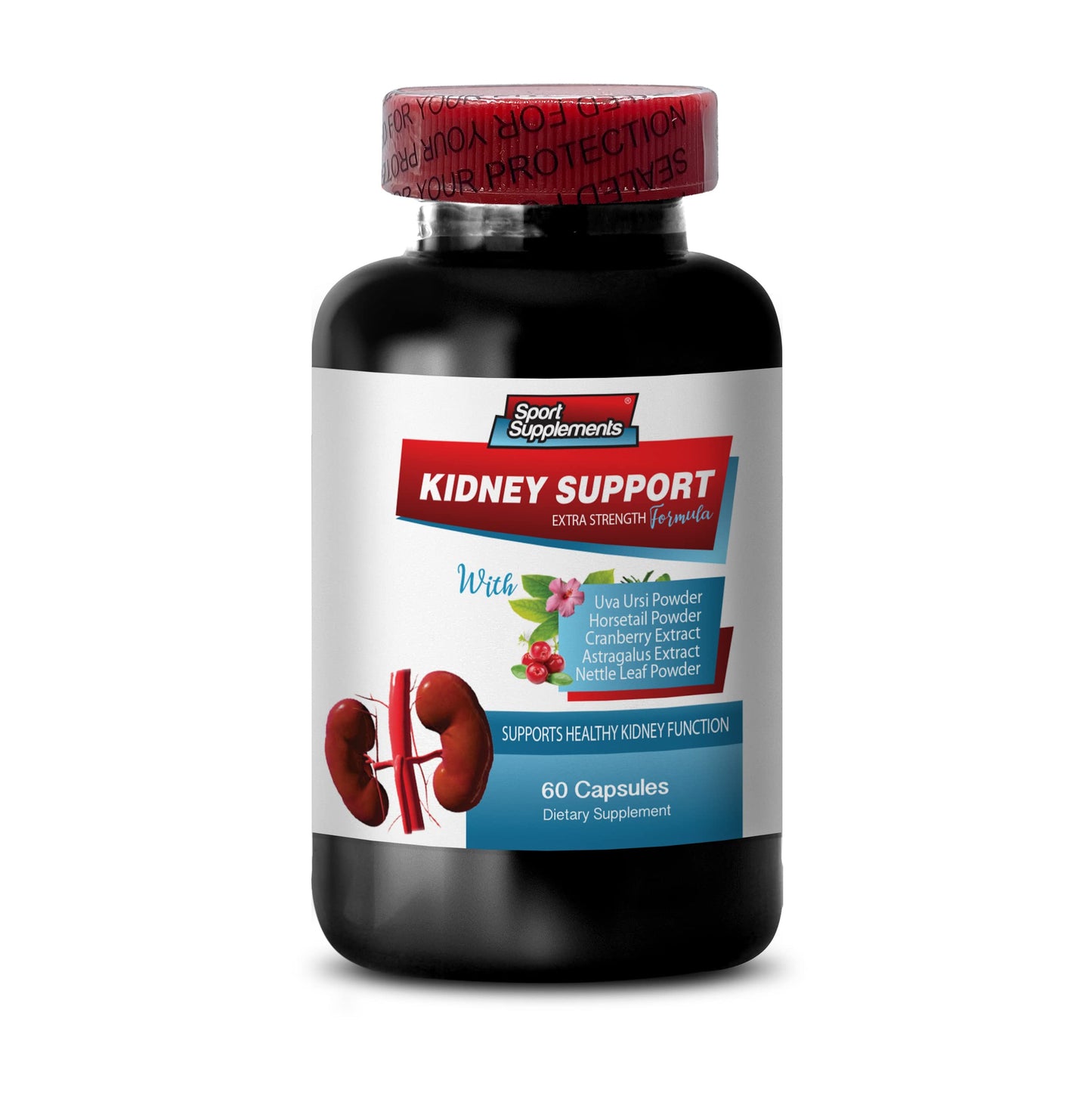 Immune Support Dietary Supplement - Kidney Support - Cranberry Vitamins, Kidney Cleanse, Kidney Cleanse Detox & Repair Formula, Kidney Supplement, Liver and Kidney Supplement - 1 Bottle 60 Caps