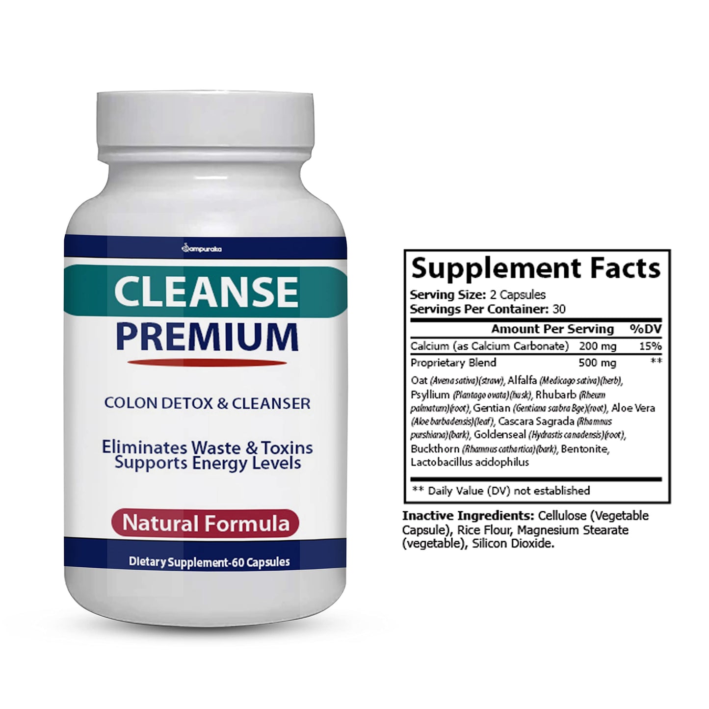 Cleanse Premium Advanced Formula Supplement 3 Pack 90 Days Supply