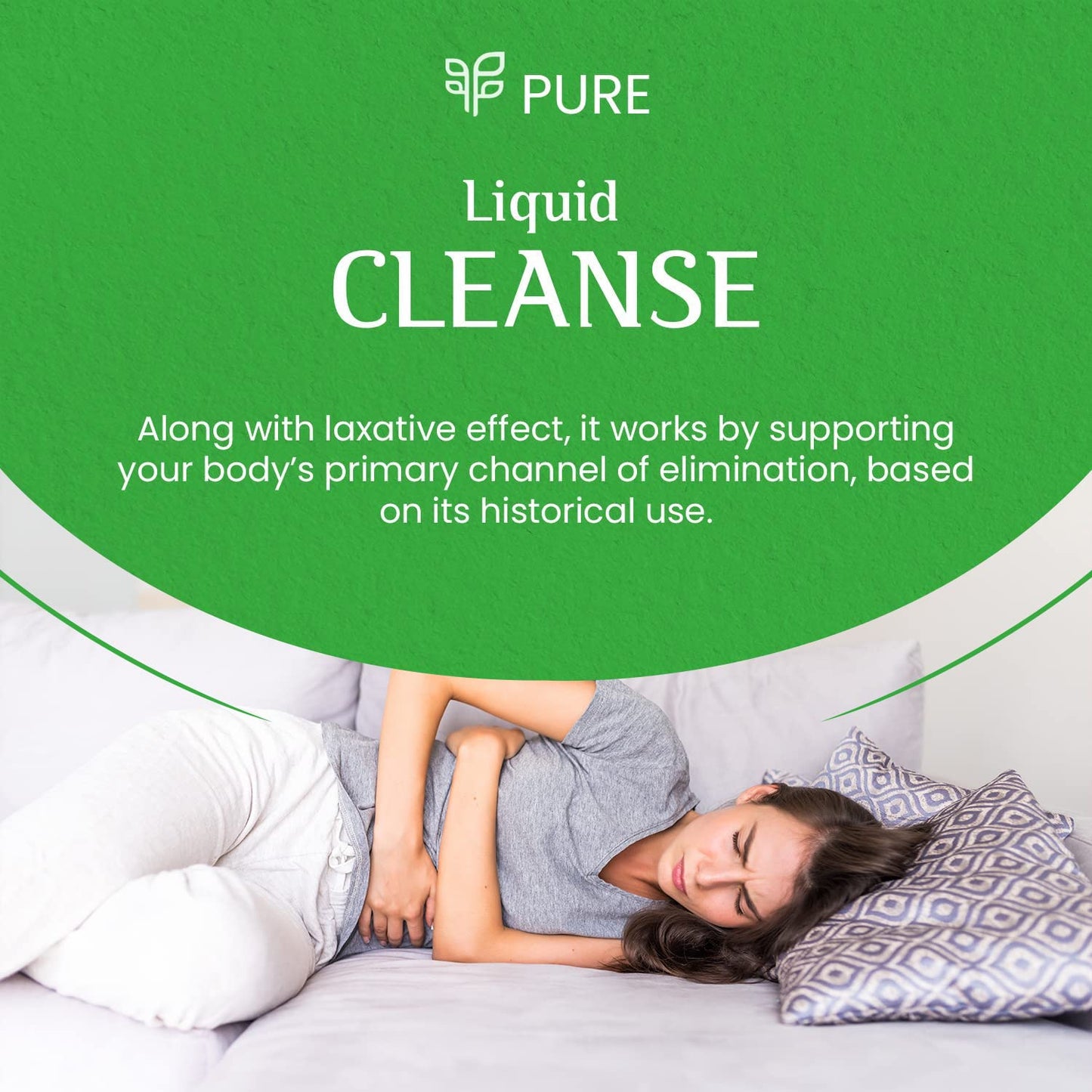 PURE Live Cleanse | Vegan Formula for Better Digestion & Encourages Gut Health - Non-GMO - 60 Capsules