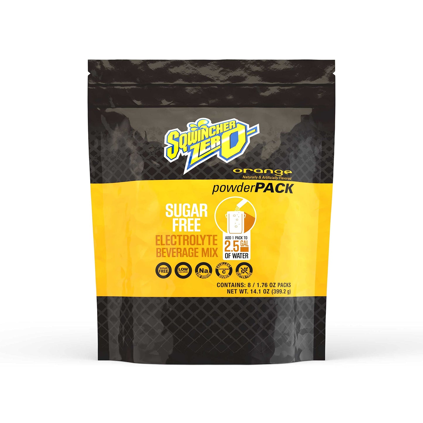 Sqwincher Zero Powder Pack Sugar Free, Assorted Flavors, 1.76 oz (Pack of 32)