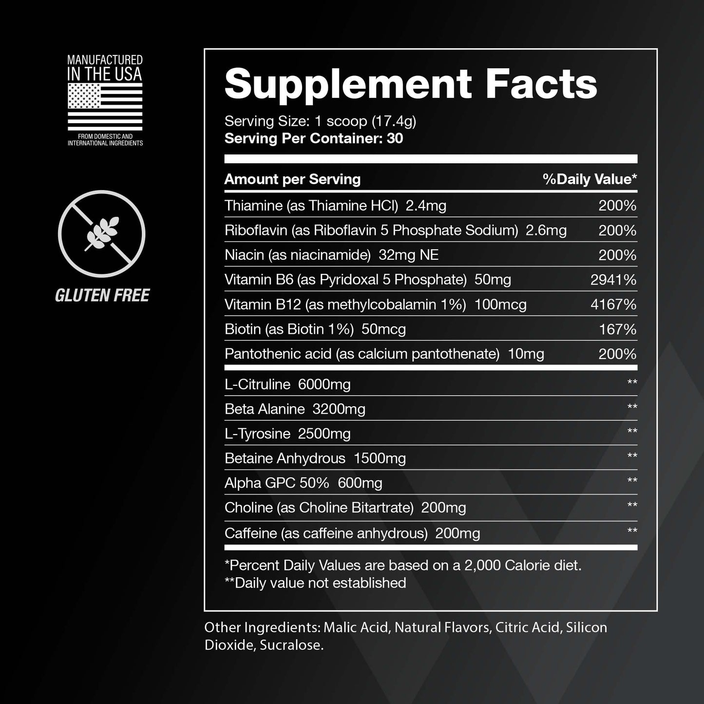 Worthy Supps Peak Performance Best Pre Workout Powder: Energizing Blend with l theanine, Beta-Alanine, Betaine Anhydrous, Alpha GPC & B-Vitamins - Sugar-Free for Men & Women - Sweet Watermelon Flavor