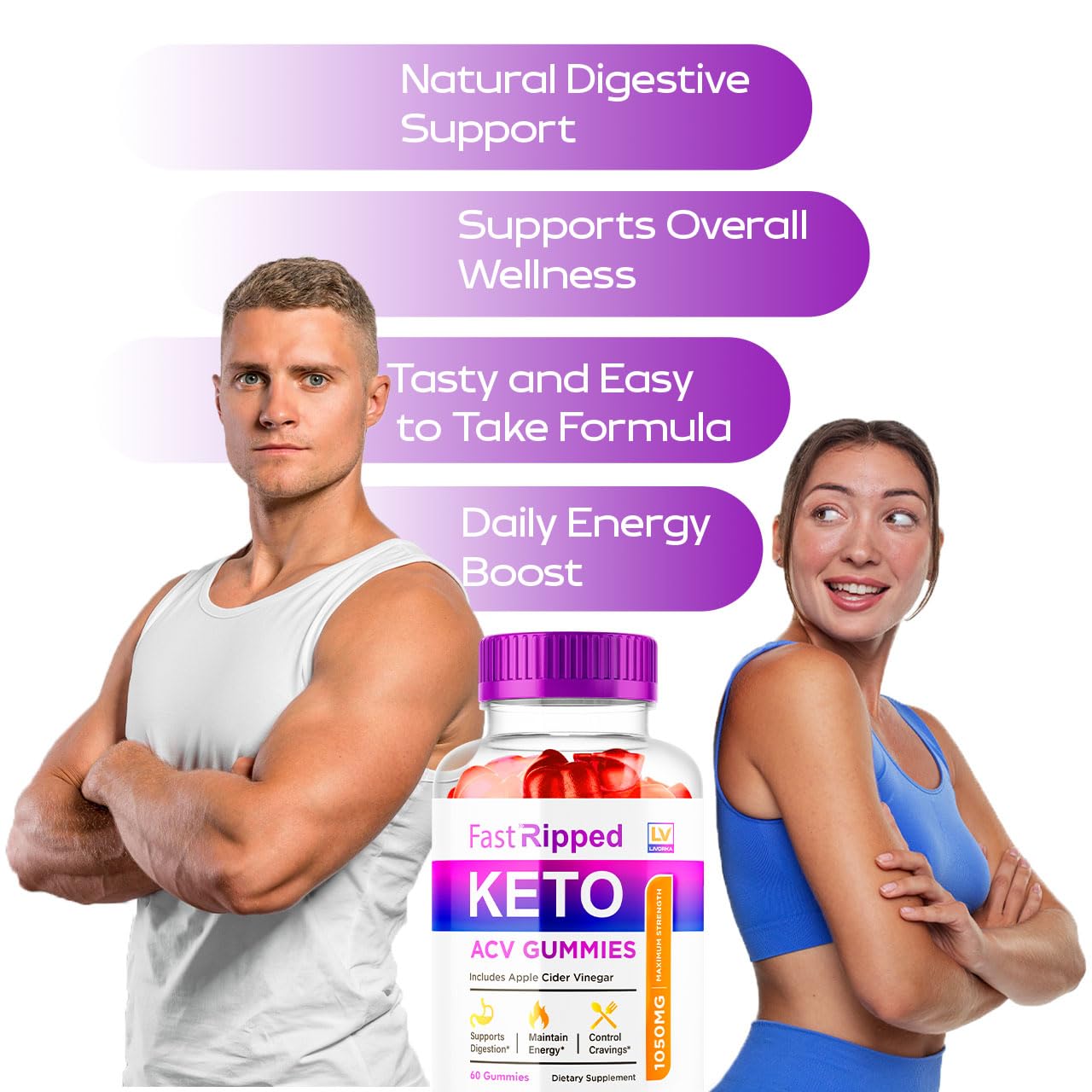 (3 Pack) Fast Ripped Keto ACV Gummies Advanced Weight Loss, Fast Ripped Weight Loss Gummies Keto+ACV, Keto ACV Gummies Ripped, Keto Fast, Ripped Keto, Fast Ripped Keto + ACV Gummies 1050mg, 3 Months