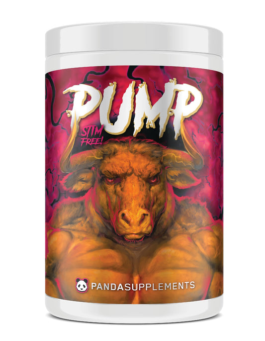 Underground Bio Labs Panda Supps Pump: Stimulant-Free Pre-Workout, No-Clump Formula w/10G L-Citrulline Malate, Alpha GPC, Lions Mane,CognatiQ™, AmentoPump™ 40 Scoops (Sweet Black Cherry)