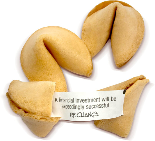 52USA Fortune Cookies Approx 25pcs Vanilla Flavor Fortune Cookies Individually Wrapped Bulk Fresh Cookies 4oz