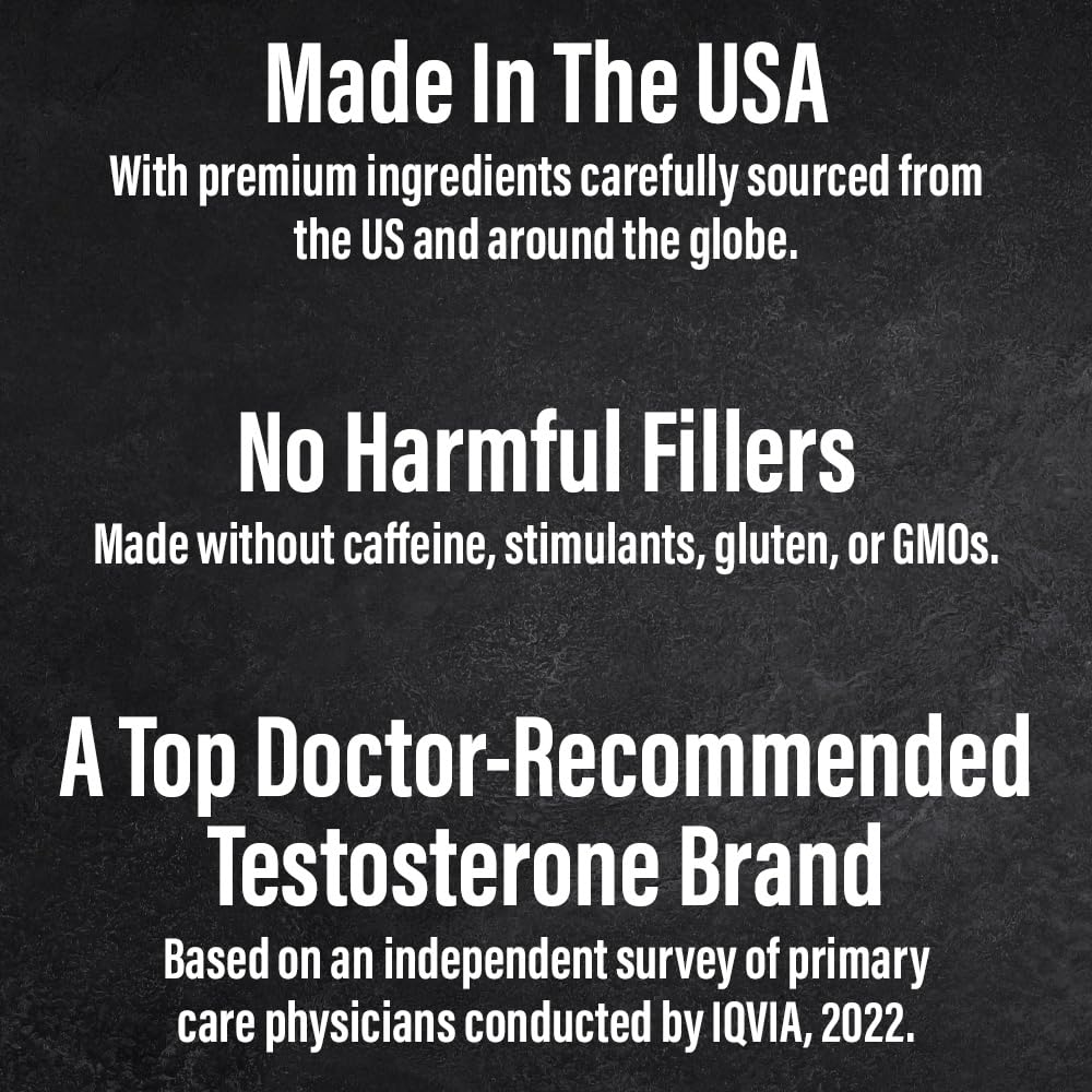 Ageless Male Max Total Testosterone Booster Supplement for Men, 120 Caplets