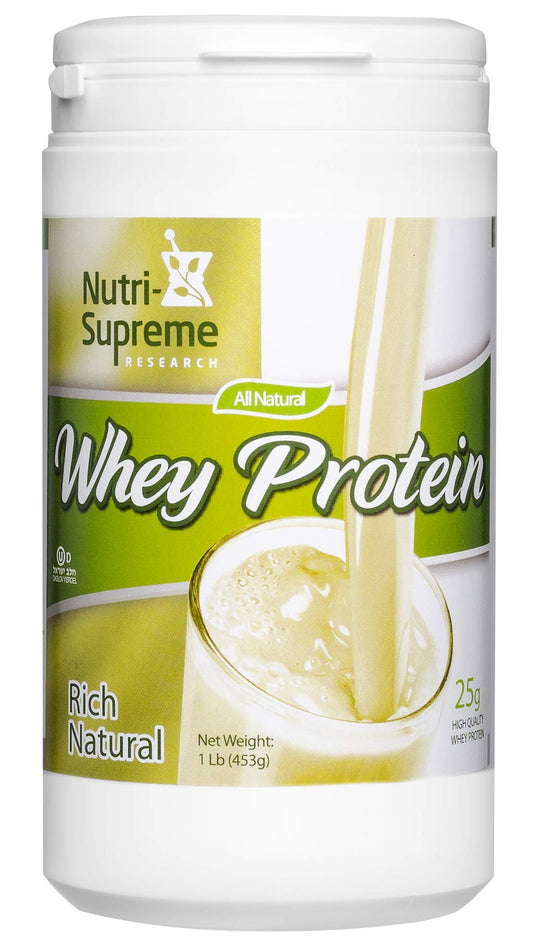 Nutri Supreme Research Whey Protein Natural Flavor 1 Lb
