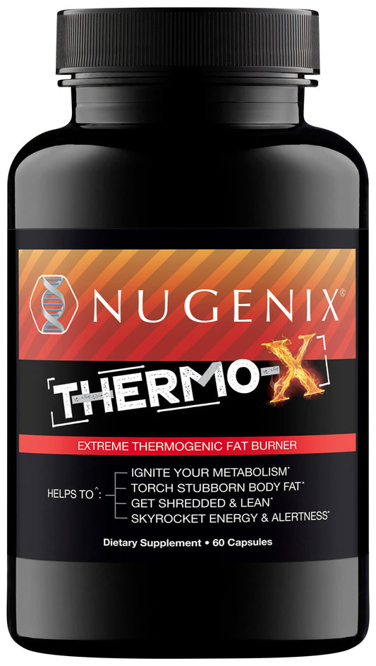 Nugenix Thermo-X: Thermogenic Fat Burner Supplement for Men, Extreme Metabolic Accelerator, 60 Count