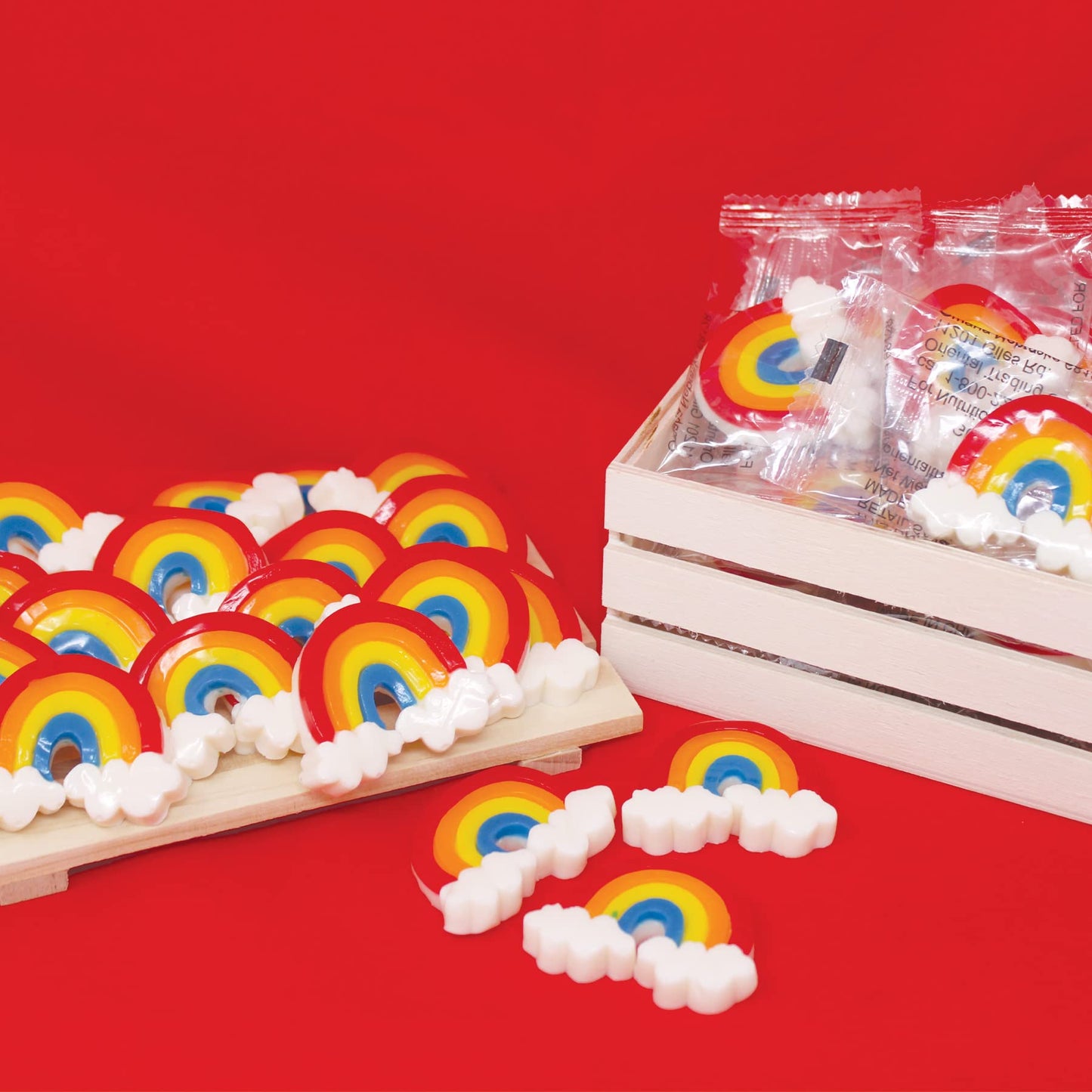 Rainbow Gummies  Bulk 38 Pk Individually Wrapped Gummy Candy  Rainbow Party Favors for Rainbow Birthday Unicorn Party Unicorn Birthday Unicorn Baby Shower  Party Candy for Goodie Bag Filler