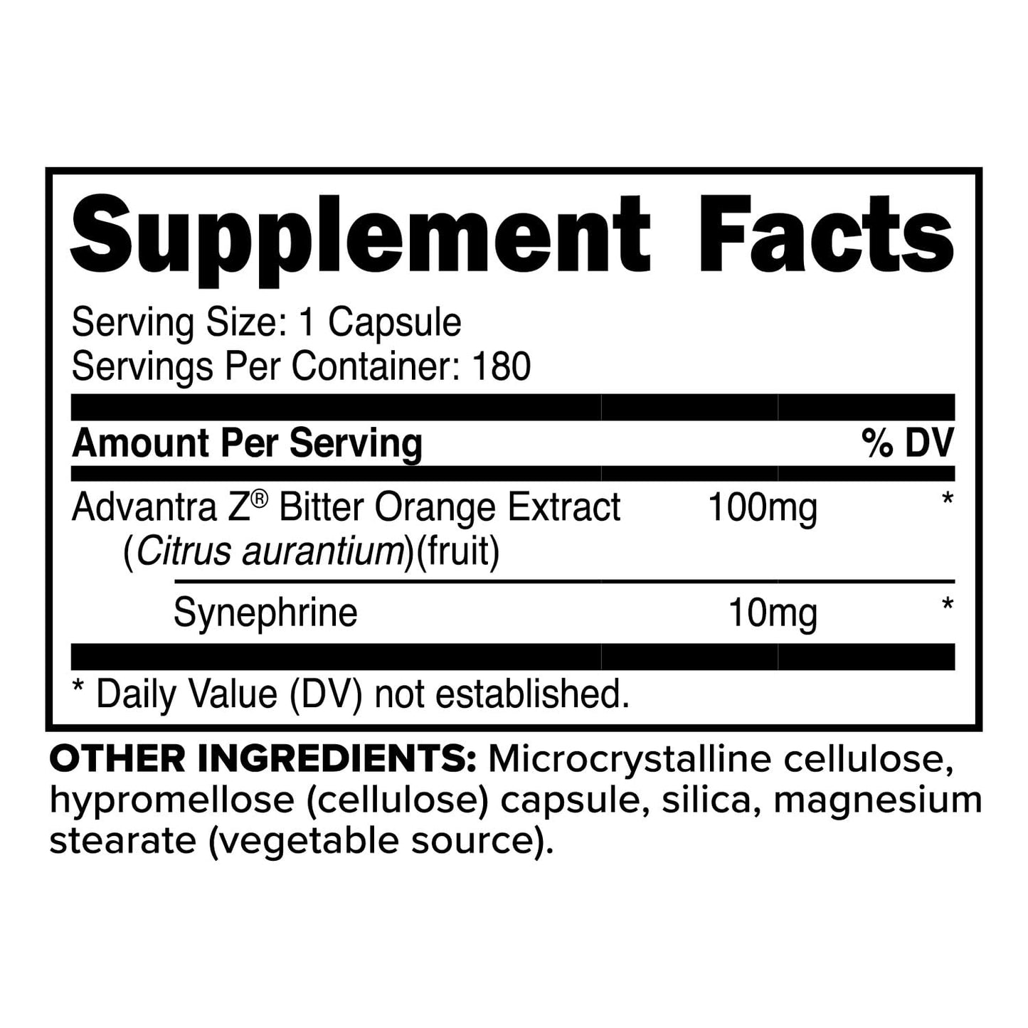 PrimaForce Syneburn Supplement, 180 Capsules - Synephrine from ADVANTRA Z