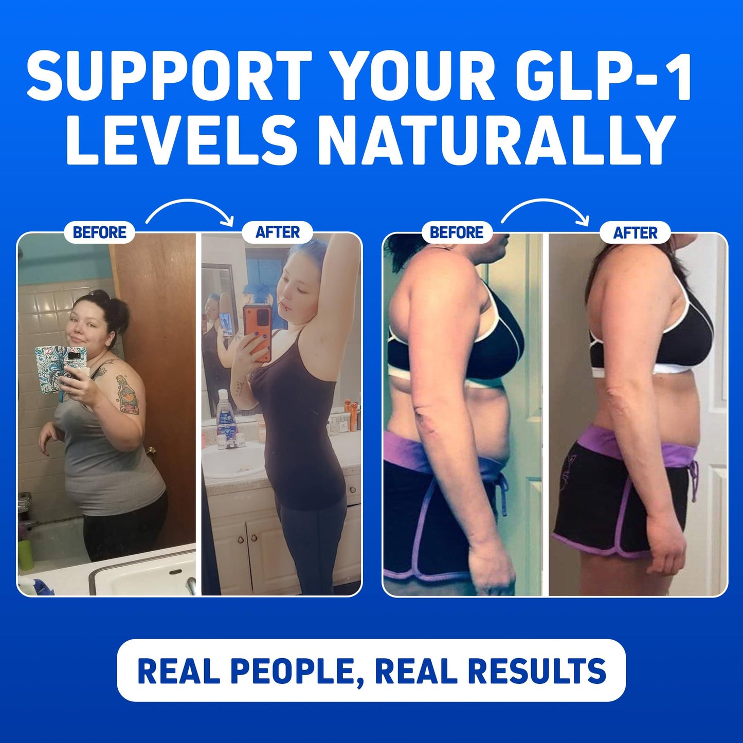 Herbtonics GLP-1 Weight Loss Supplement - Appetite Suppressant Apple Cider Vinegar Capsules - Weight Loss Pills for Women & Men - Fat Burner & Metabolism Support | 120 Keto ACV Capsules