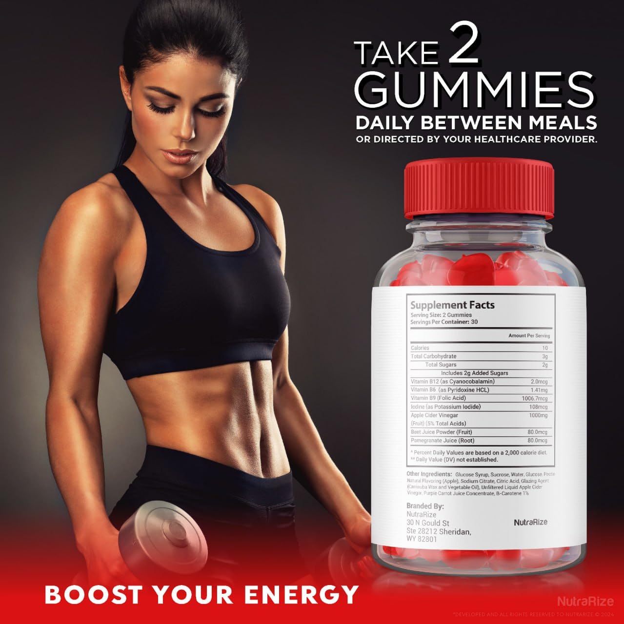 NutraRize (Pack of 2 Ketosophy Keto + ACV Gummies for Advanced Weight Loss, Apple Cider Vinegar Multi Supplement, Vitamin Folic Acid KetosophyACV (120 Gummies)