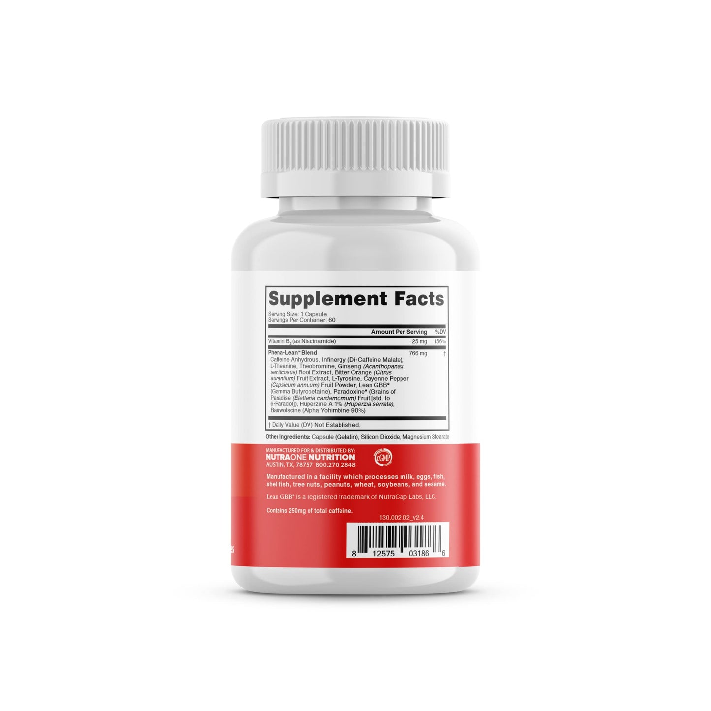 Anabolic Warfare Phena-Lean Premier Supplement from Thermogenic Body Composition Supplement - Fuel Your Fire, Promote Energy, Increase Focus* - 60 Capsules.