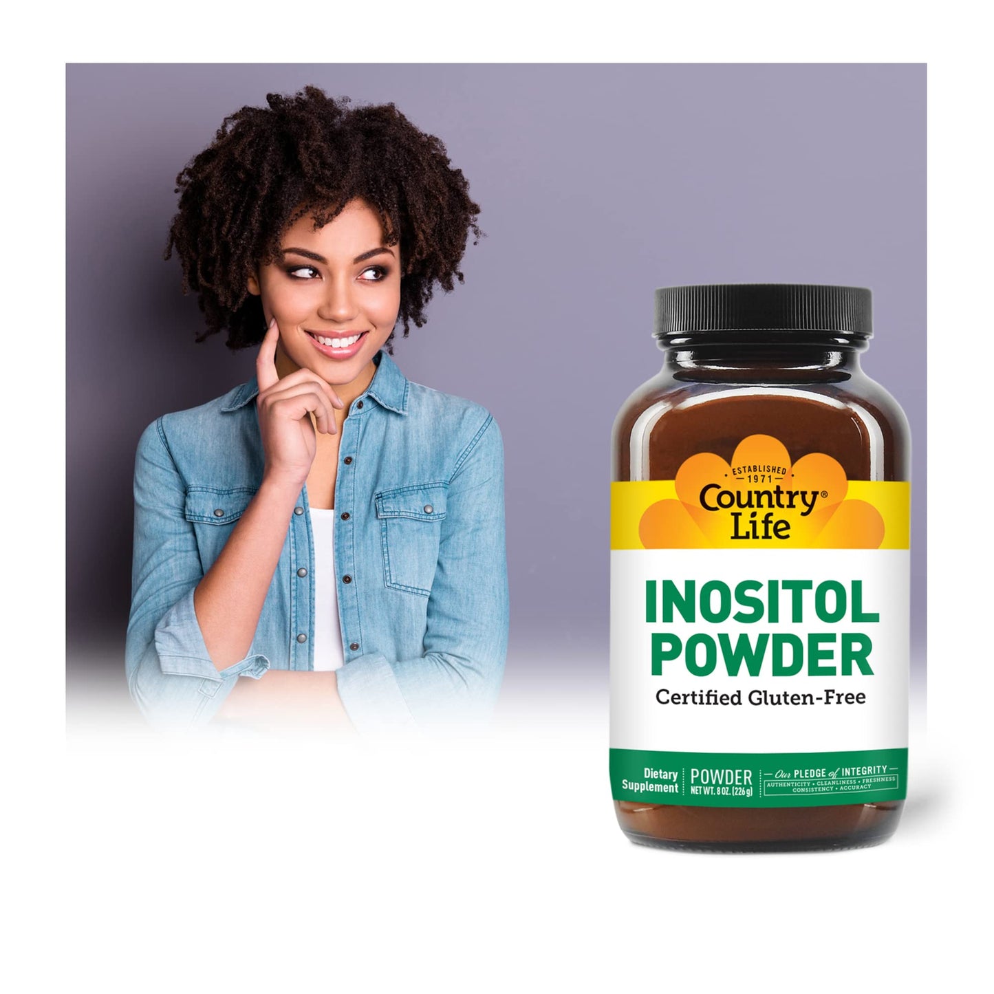 Country Life Inositol Powder - 8 Ounce