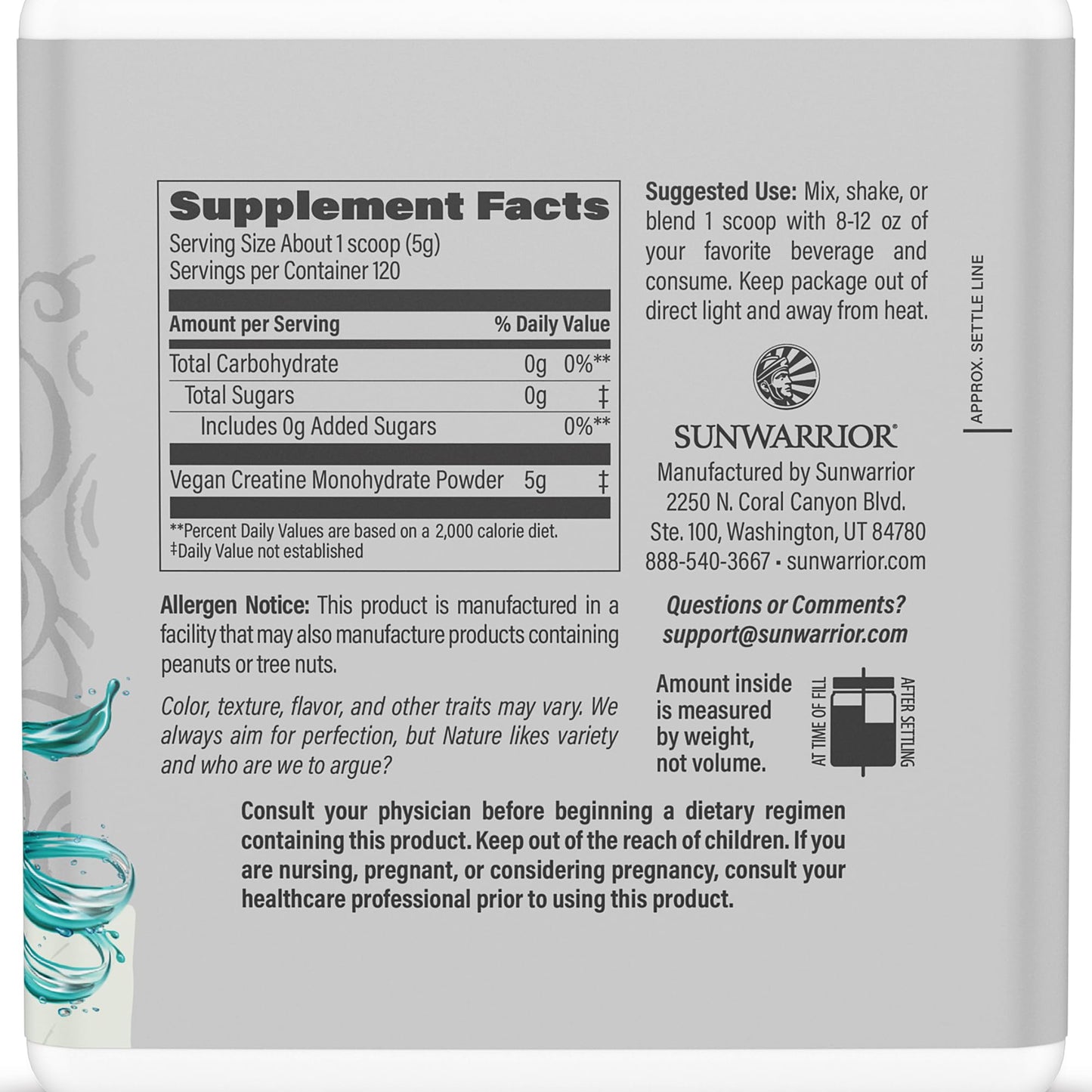 Creatine Monohydrate Powder Micronized PreWorkout Recovery Supplement | Support Muscle Building Strength Training Cognition | Vegan & Keto Friendly Bulk Size (120 Servings) Unflavored