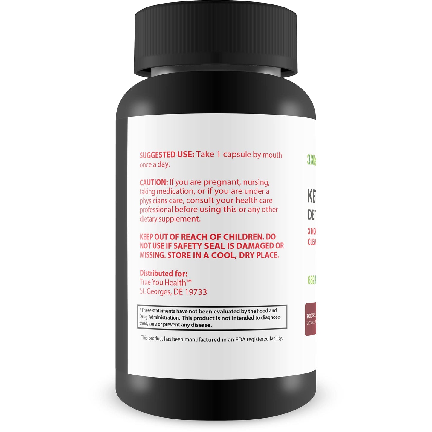 3X Ketorganix Keto+ACV 3X Detox Cleanse - 3 Month Supply Keto Detox Cleanse - Natural Mounjaro Detox Support with Full Body Cleanse - Promote Immune Health - Help Reduce Oxidative Stress