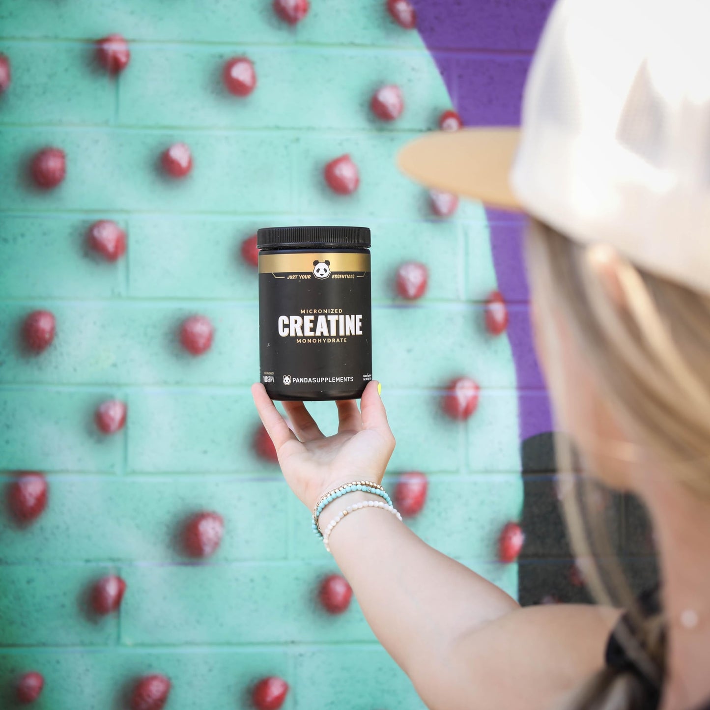 Underground Bio Labs: Panda Supps Micronized Creatine 5000mg | Pre and Post Workout Recovery Drink | Enhanced Muscle Mass, Athletic Performance, and Muscle Recovery - Unflavored (100 Servings)