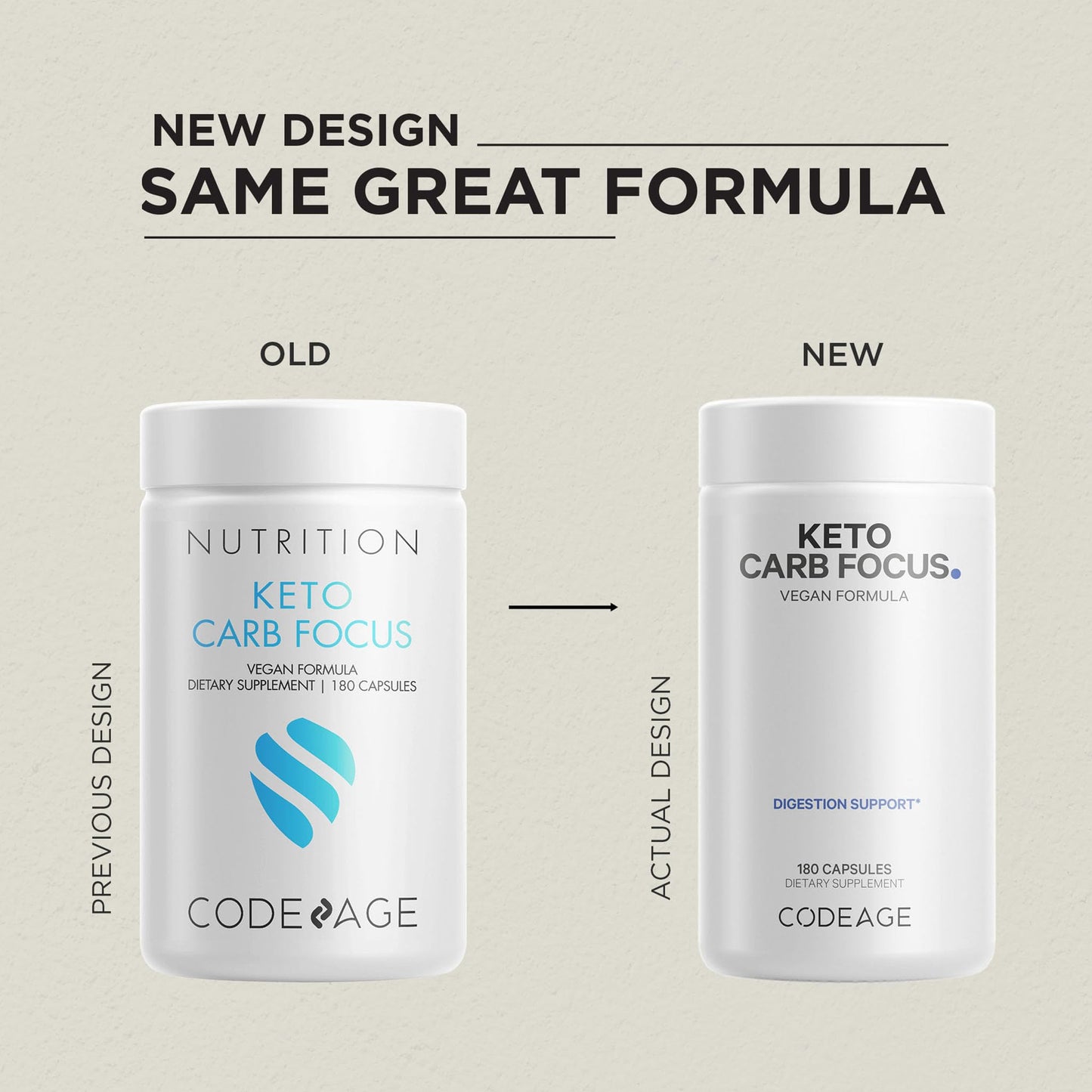 Codeage Keto Carb, White Kidney Bean, Green Tea & Cinnamon Bark Supplement, Triple Action Keto Cheat Vegan Pills, Ketogenic, Low Carb Diet Sugar, 3 Months Supply, Non-GMO, Gluten-Free, 180 Capsules