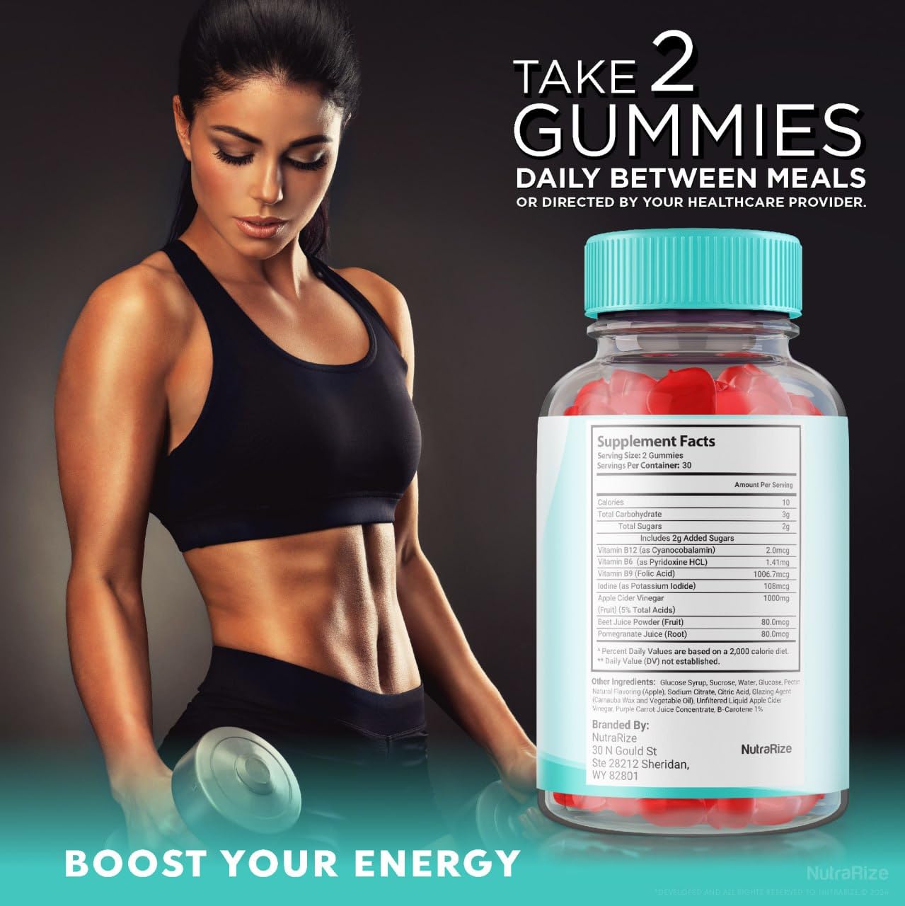 NutraRize (Pack of 2 Keto Purity Keto Gummies for Advanced Weight Loss, Keto + ACV Gummy, Maximum Strength Dietary Supplement, Gomitas Reviews (120 Gummies)