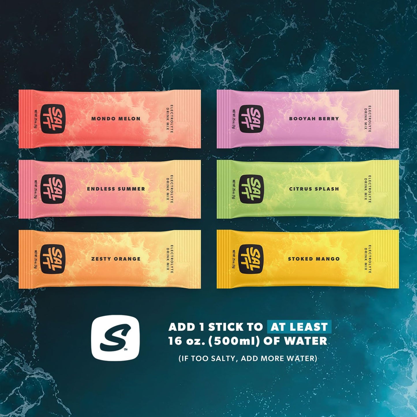Keto Chow SALTT Electrolytes Powder Flavored Drink Mix - All Things Fruit - 30 Hydration Packets - Magnesium, Potassium, Sodium, Trace Minerals - Zero Sugar & Gluten Free - Travel Essentials