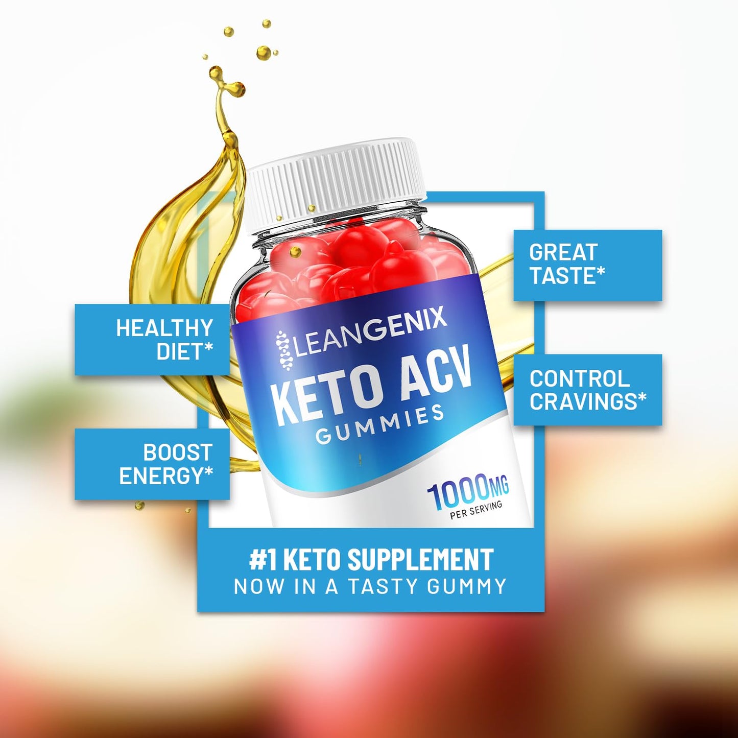 (2 Pack) LeanGenix Keto ACV Gummies - Advanced Formula LeanGenix Keto Plus ACV Weight Management Gummies Apple Cider Vinegar LeanGenix ACV Dietary Supplement Reviews Men Women (120 Gummies)