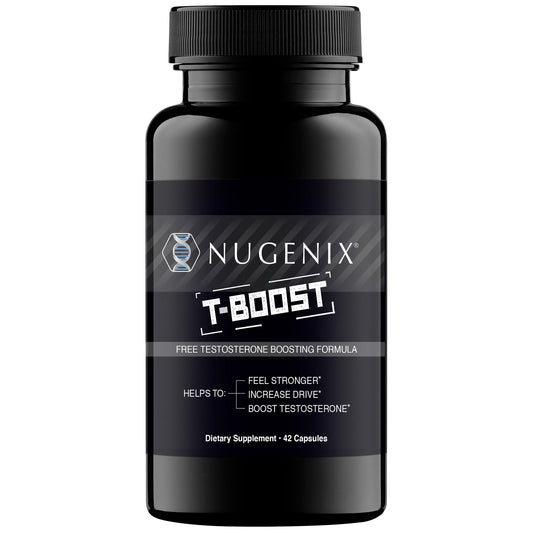Nugenix T Boost - Free Testosterone Booster Supplement for Men - 42 Count