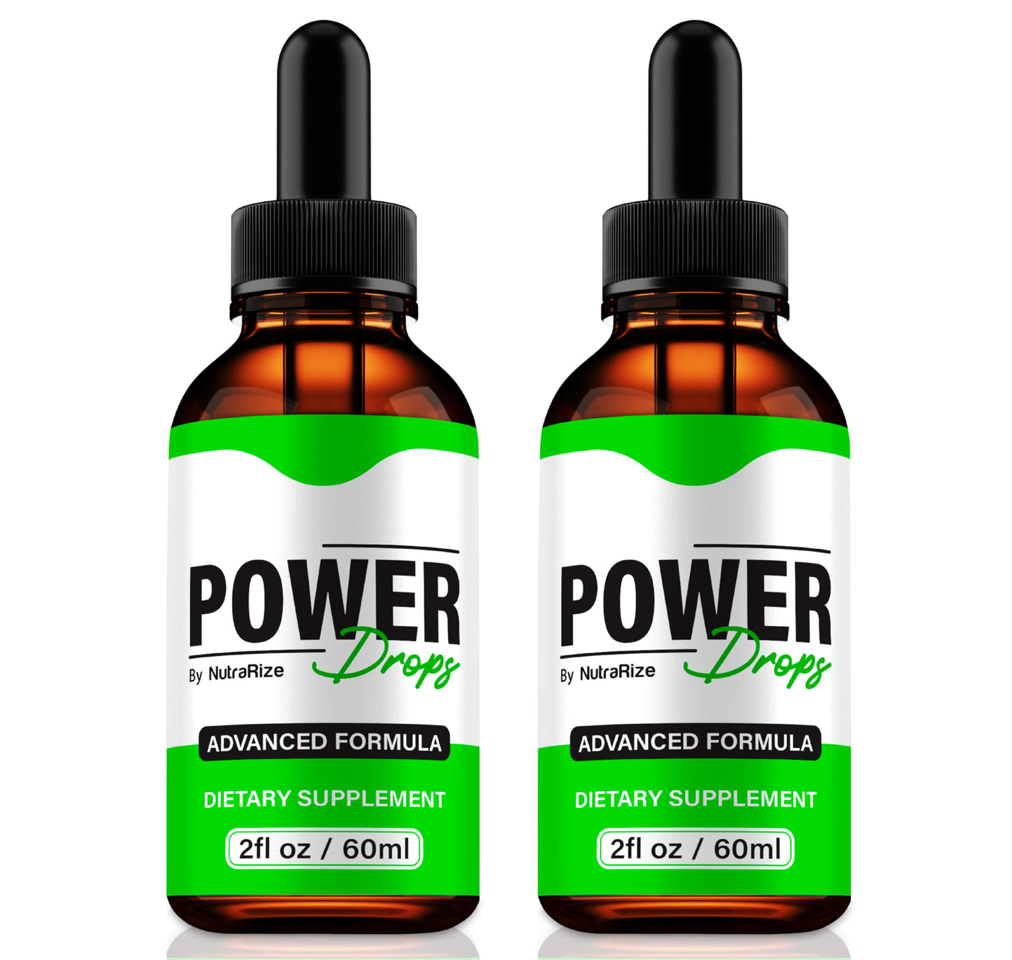 NutraRize (2 Pack) Power Drops, Official Power Drops, All-Natural Liquid Formula to Support Stamina, Energy and Overall Well-Being, Premium PowerDrops Gotas Review (60 Servings)