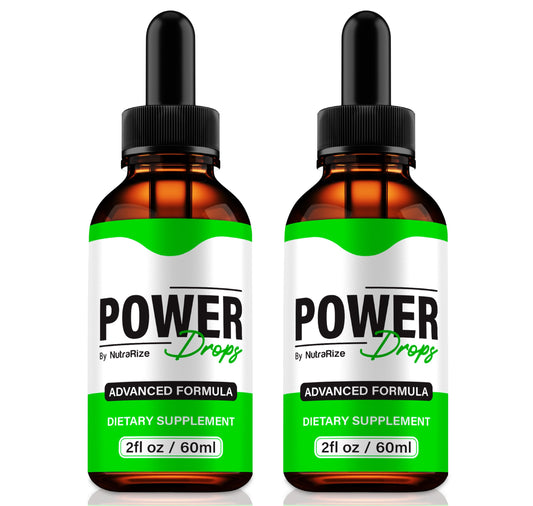 NutraRize (2 Pack) Power Drops, Official Power Drops, All-Natural Liquid Formula to Support Stamina, Energy and Overall Well-Being, Premium PowerDrops Gotas Review (60 Servings)