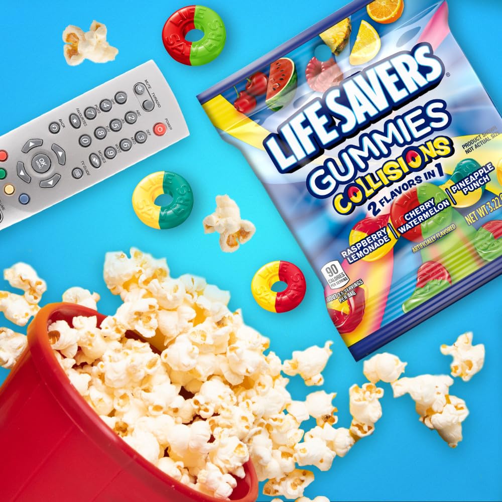 LIFE SAVERS Collisions Gummy Candy 322 oz Bag Pack of 12