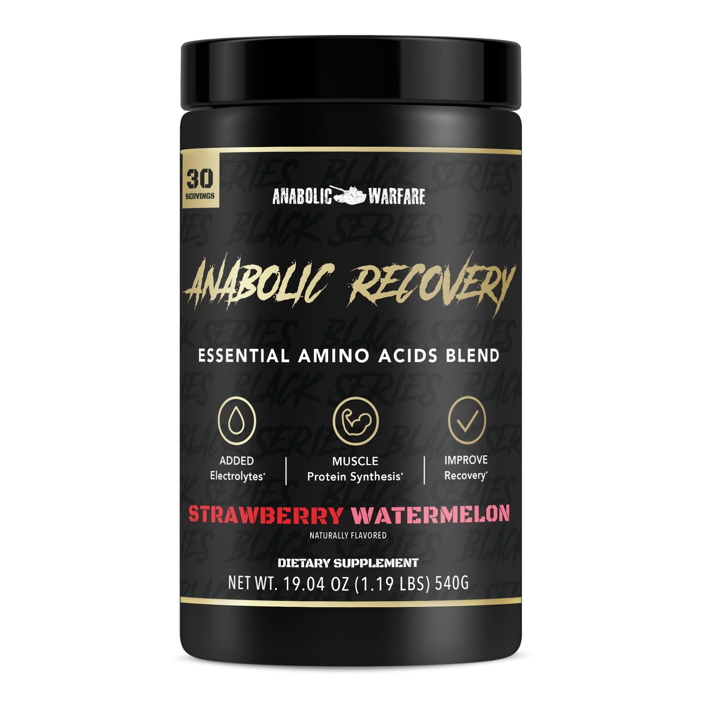Anabolic Recovery, Essential Amino Acids, Post Workout Recovery, Premium Hydration, Build Muscle* (Strawberry Watermelon, 30 Servings)