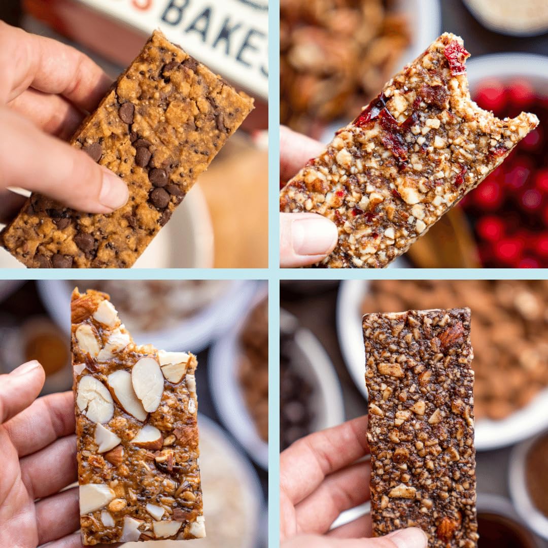 Taos Bakes Snack Bars  Crowd  Pleaser AllInOne Variety Pack  Gluten Free NonGMO Healthy Granola Bars  Nutritious  Delicious Baked Bars  12 Pack 18oz Bars