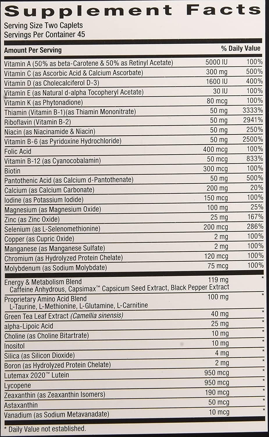 GNC Mega Men Energy & Metabolism Dietary Supplement Capsule